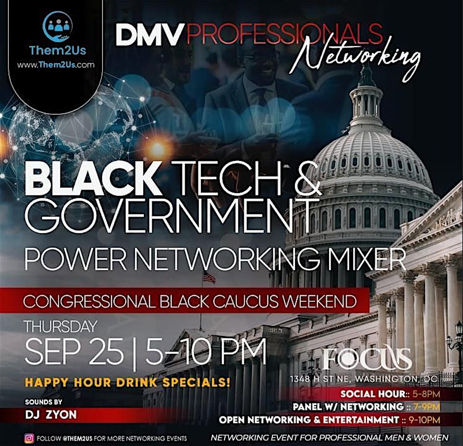PRWireNOW Events - Urban Tech & Gov Power Networking Reception – Congressional Black Caucus