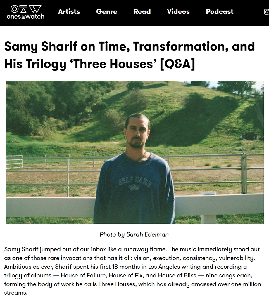 Samy Sharif Unveils Three Houses, a Transformative Album Trilogy Marked by Depth, Discipline, and Artistic Rebirth - PRWireNOW.com