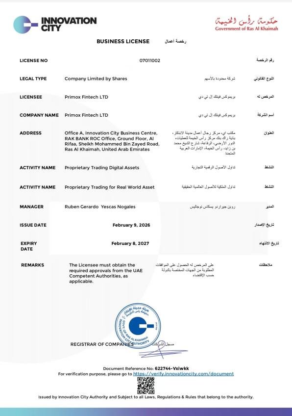 PrimoX's global compliance layout has officially started, marking a crucial step for consumer-grade RWA