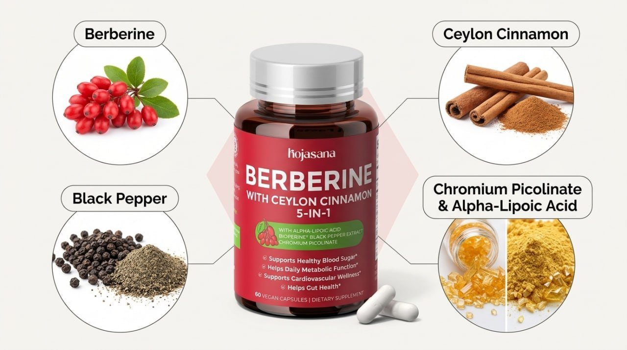 HojaSana Berberine with Ceylon Cinnamon Redefines Modern Metabolic Wellness with Clean-Label, Multi-Ingredient Formula