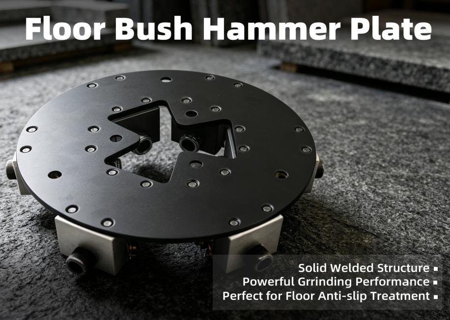 Exquisite craftsmanship builds robust quality! Boreway Machinery Bush Hammer Tools drive the industrial upgrading of stone floor processing