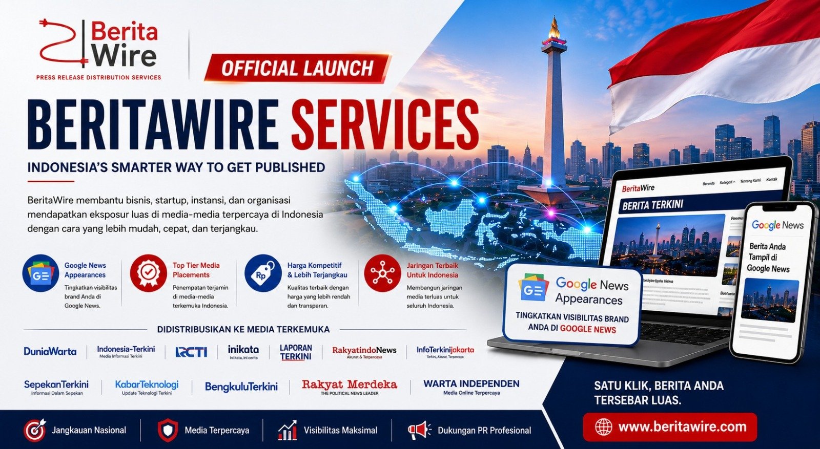 New Platform BeritaWire Helps Brands Reach Indonesia's Leading News Media