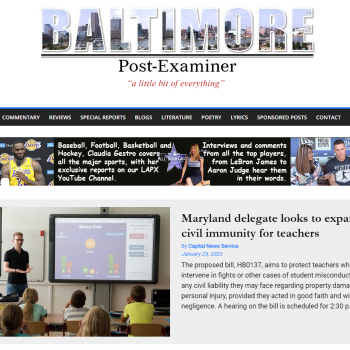 Guest Post Article on baltimorepostexaminer.com